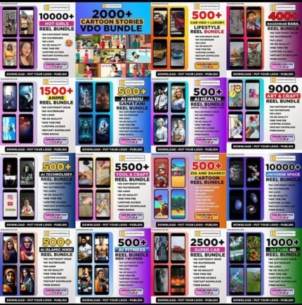 All Types Readymade Reels Bundle