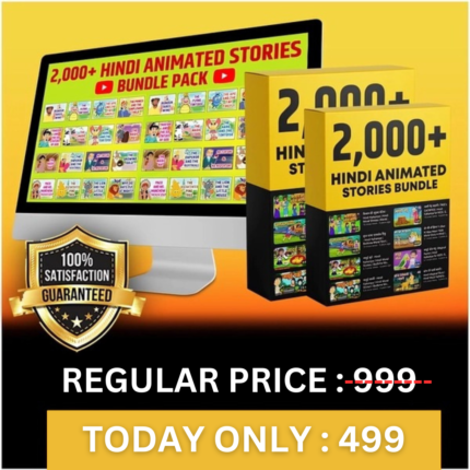 2,000+ Hindi Animated Stories Bundle Pack