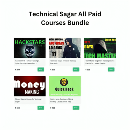 Technical Sagar All Paid Courses Bundle