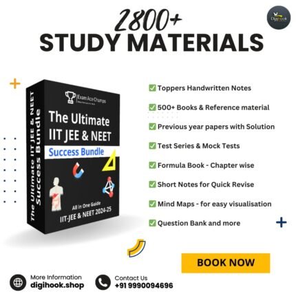 2800+ Premium Neet Study Materials (Books, Notes, Test Series & More!)